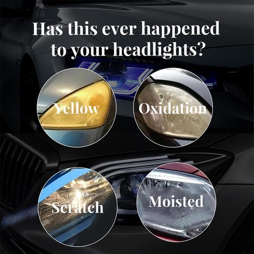 30ml Car Headlight Restoration Set Fluid Repair Polish Plastic KIT Light C7S1 - Picture 14 of 19