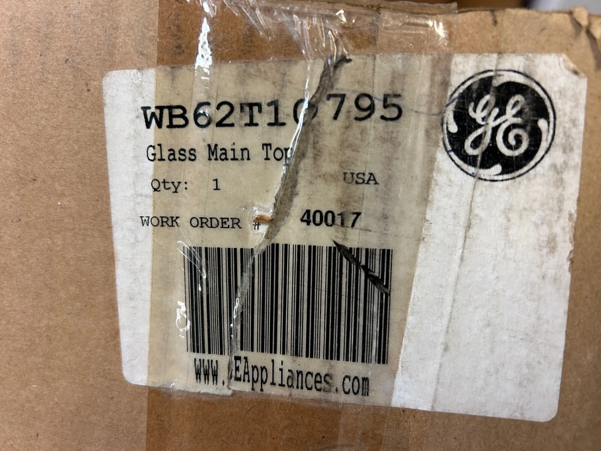 GE Range Main Top Glass WB62T10795 AP5272240 PS3496830 | eBay 
