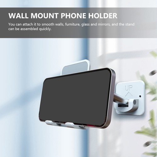 Portable Phone Rack Toilet Adjustable Phone Holder Wall Mount Phone Holder - 第 7/12 張圖片