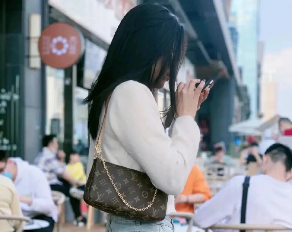 Correa de repuesto compatible para LV Mini Pochette Accesorios Axila 45-110cm Foto 4 de 4