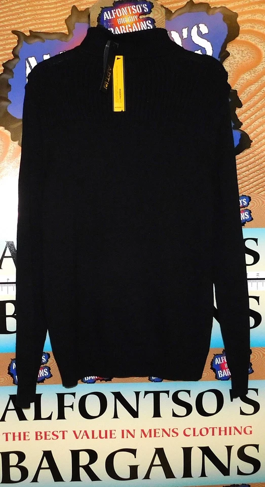Apt. 9 1/4 Zip Mock Neck Sweater M $32.99 Free Shipping MSRP $80 (Box U22) - Image 2 of 2