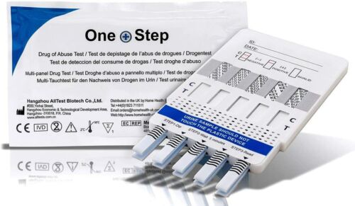 10 x kit de dépistage de drogues test d'urine à domicile 10 en 1 cocaïne cannabis opiacés + plus - Photo 1/5