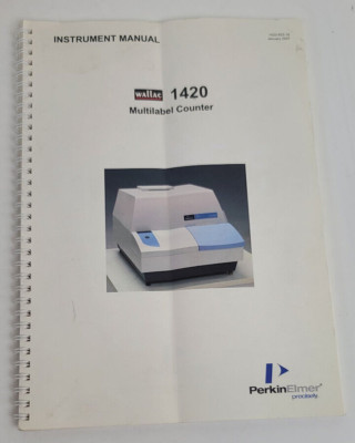 Perkin Elmer Wallac 1420 Multlabel Counter Instrument Manual