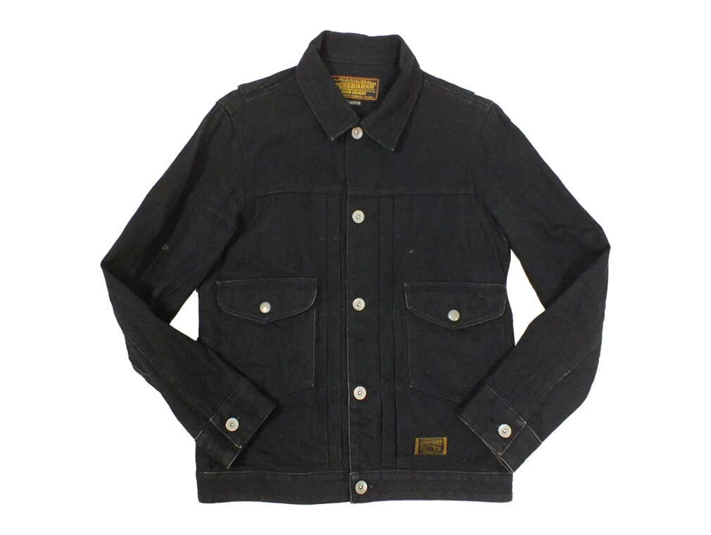 Neighborhood Stockman C-Jkt 111Oanh-Jkm02 Denim Jacket Black Miyakonojo  Store