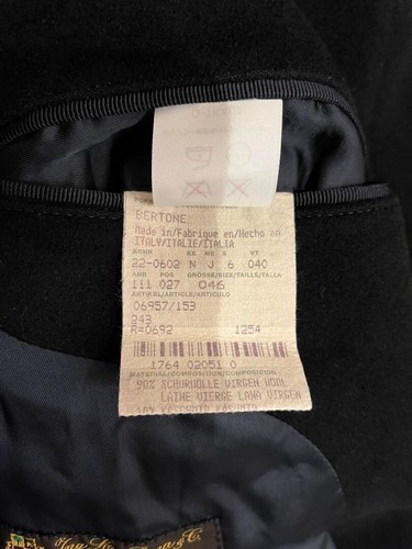 HUGO BOSS BERTONE Loro Piana Wool Cashmere Long Coat Size 46 Italy - Picture 12 of 15