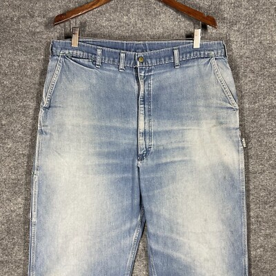 OSHKOSH B’GOSHデニムパンツ　USA製 VINTAGE 60s OshKosh B'gosh Denim Jeans 36x33 Carpenter Talon Zip