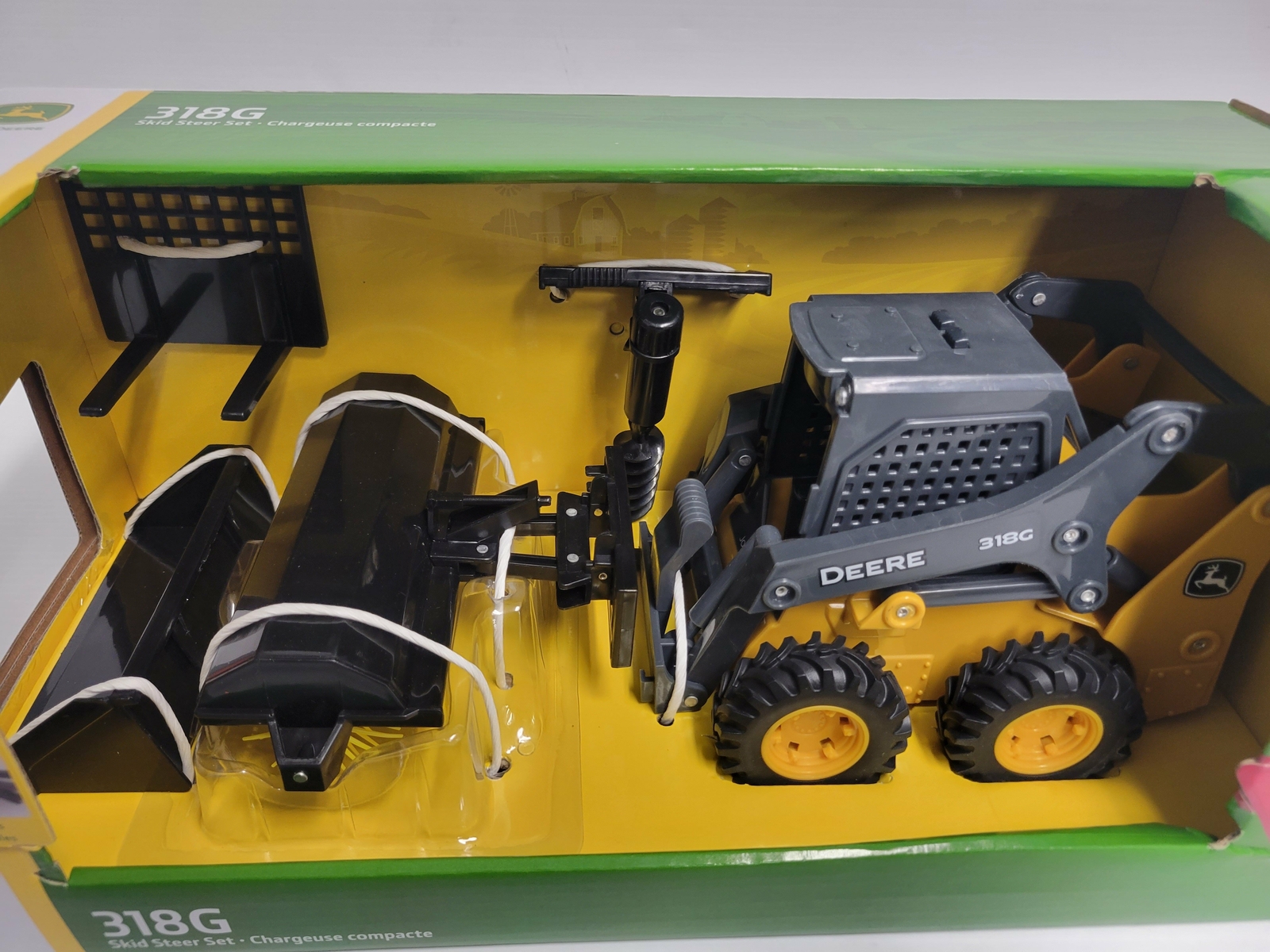 LP77343 John Deere ERTL 1/16 Big Farm 318G Skid Steer Set | eBay