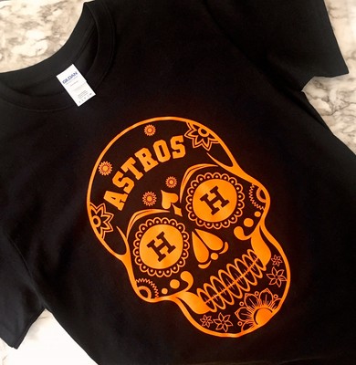 astros skull shirt