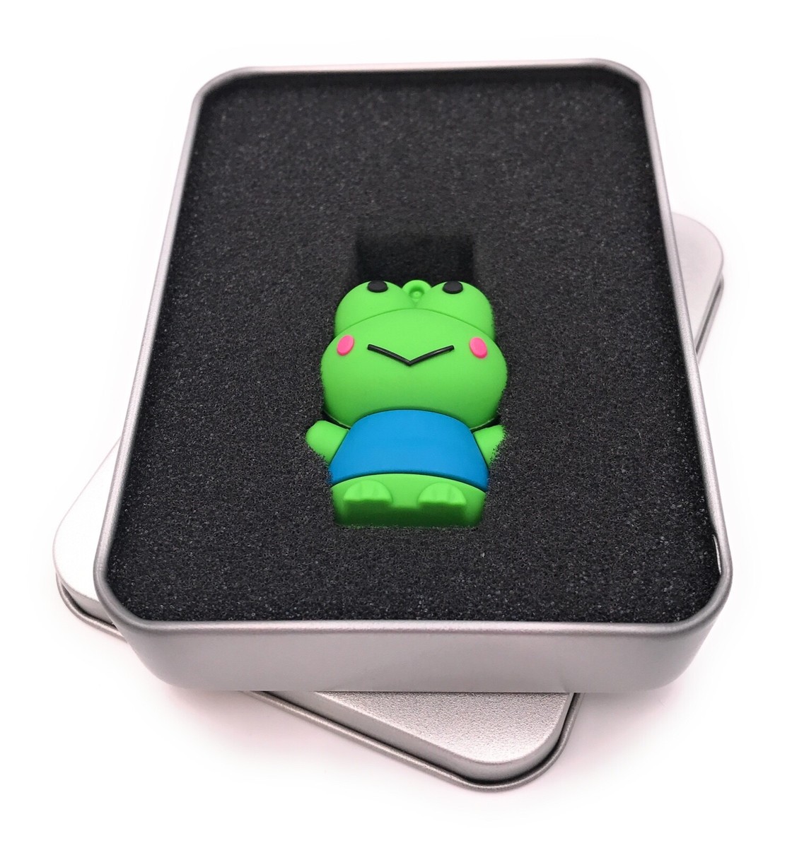 Carta Da Parati Divertente Rana Cartone Animato In Piedi Sulla Sua Mano - Foto 2