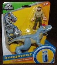 IMAGINEXT JURASSIC WORLD 2019 ALLOSAURUS  RANGER SET