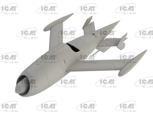 ICM 48400 Plastic model kit 1:48 KDA-1 (Q-2A) Firebee with trailer kits model - Picture 9 of 16