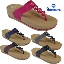 LADIES FLIP FLOPS SANDAL COMFORT TOE POST SUMMER BEACH SLIDER CASUAL LIGHTWEIGHT