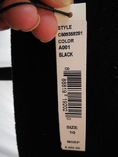 MISSES PINSTRIPE COMBO HALTER BACK DRESS ALICE + OLIVIA CC906P54501 10 $660