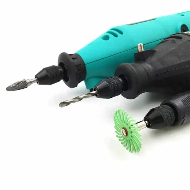 Portabrocas Mini (0,3 mm a 3,6 mm) sin llave con adaptador de vástago hexagonal de 1/4" - J016 Foto 4 de 4