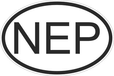 OVAL aufkleber kennzeichen sticker auto motorrad flagge nepal nepalesische NEP