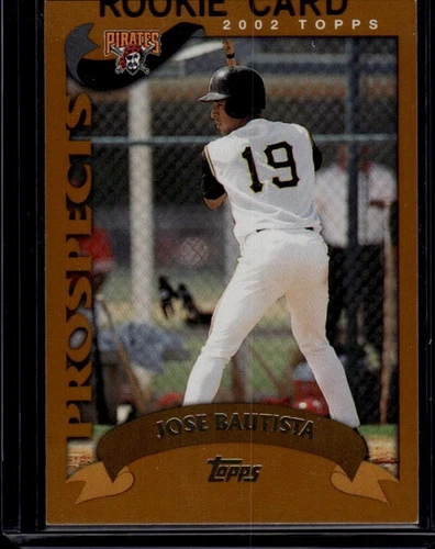 2002 Topps Traded and Rookies #T180 Jose Bautista RC Rookie Pittsburgh Pirates