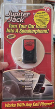 AS SEEN ON TV Jupiter Jack Make Your Cell Phone Hands Free Adapters Included NIP
