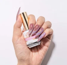 Vanfa Soak off Gel Polish Cat Eye 0.5 Oz Holograph Collection #10