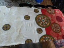 Vintage Boho Duvet Cover 82" long X 78" wide 1970s hippy style print COTTON