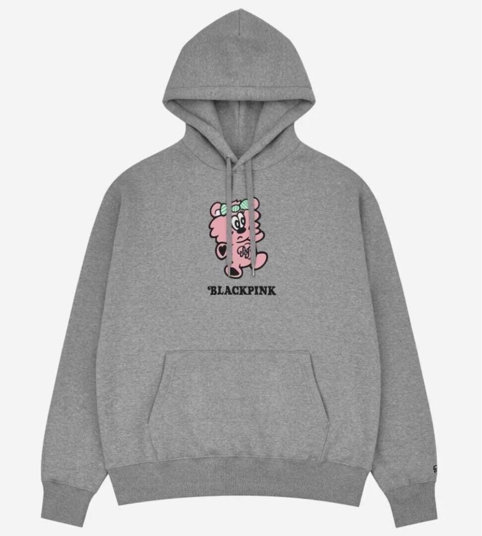 BLACKPINK Verdy Born Pink Tour Amex Gray Sweatshirt Hoodie XL Size