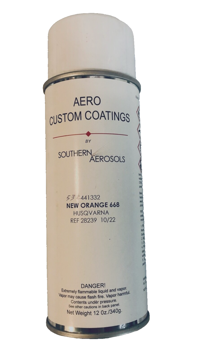 New OEM Husqvarna 532441332, 532126965 MS668 Orange Touch Up Spray