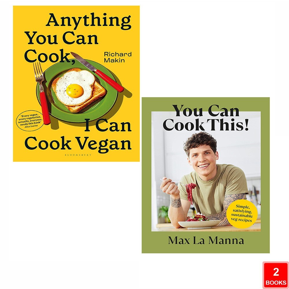 Anything You Can Cook Richard Makin,You Can Cook This Max La Manna 2 Books Set
