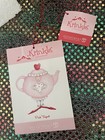Dept 56 Krinkles Glass TEAPOT Pink Candle Holder NIB Valentines Rare — photo 5