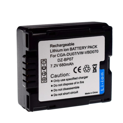 Battery or charger for PANASONIC CGR-DU06 CGR-DU07 CGRDU06 CGA-DU12 DU14 NV-GS55 - Picture 12 of 30