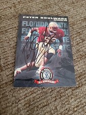 1997 Score ROOKIE SB PETER BOULWARE  AUTOGRAPH SIGNED EXCELLENT CONDITION