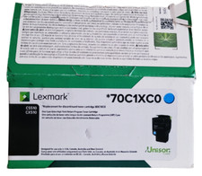 Lexmark 70C1XC0 Cyan Extra High Yield Toner Cartridge New with Open Box
