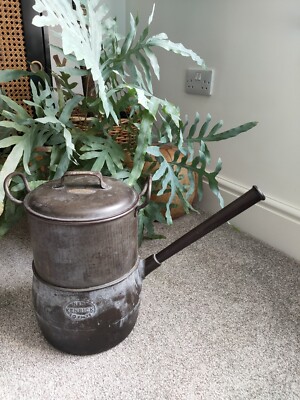 Antique Kenrick 10 Pint Cast Iron Gypsy Romany Cooking Pot