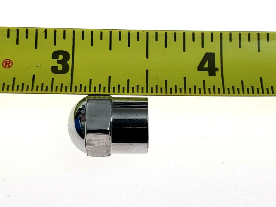 Chrome Plastic Valve Stem Caps Covers Wheel Tire Rim Fits Chrysler Dodge 4pc A42 - Image 3 of 4