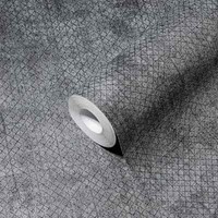 Vliestapete A.S. Creation Dunkelgrau Silber Metallic Muster Grafik 38826-7 (3,27