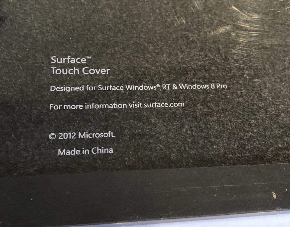 Microsoft Touch Cover Keyboard for Microsoft Surface  -  FREE SHIPPING - Image 2 of 4