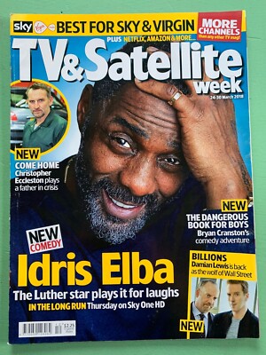 TV & SATELLITE WEEK 24-Mar-2018 IDRIS ELBA Christopher Eccleston Bryan Cranston