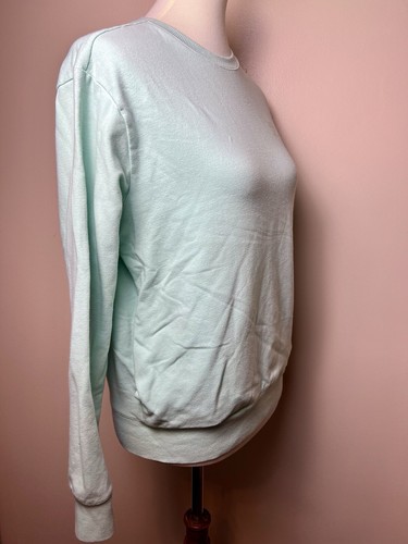 FILA Size S Women’s Teal Rich Cotton Blend Crew Neck Long Sleeve Sweater shirt - Picture 3 of 11