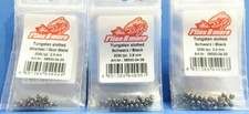 Tungsten Beads geschlitzt SCHWARZ Ø 2,3mm 2,...