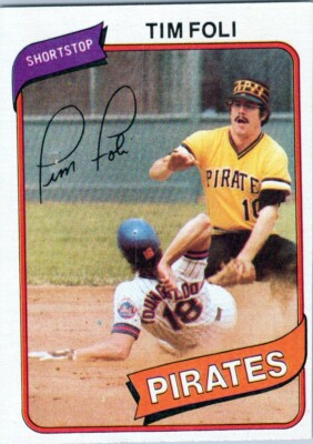 1980 Topps #246 Tim Foli Pittsburgh Pirates EX-MT