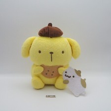 Pompompurin Purin Sanrio C3010B Furyu 2018 Plush 6" Muffin Toy Doll Japan