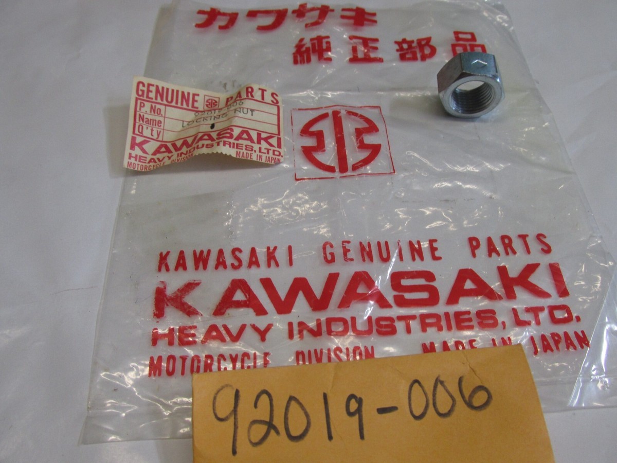 Ｇ Kawasaki NOS NEW 92019-008 Lock Nut 6mm Z1 H1 H2 EN EX F7