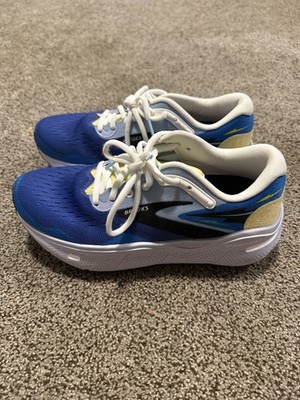 Brooks x Damon Brown Ghost Max Blue Yellow Black Women Running Shoes size 7