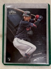 2021 Topps Chrome Black - #28 - ANDRES GIMENEZ | Cleveland Guardians