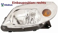 Abakus 551-1170R-LDEM1 Hauptscheinwerfer Rechts Scheinwerfer