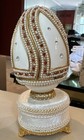 Kurt Adler Polonaise Wind Up Musical Wedding Egg Bride & Groom