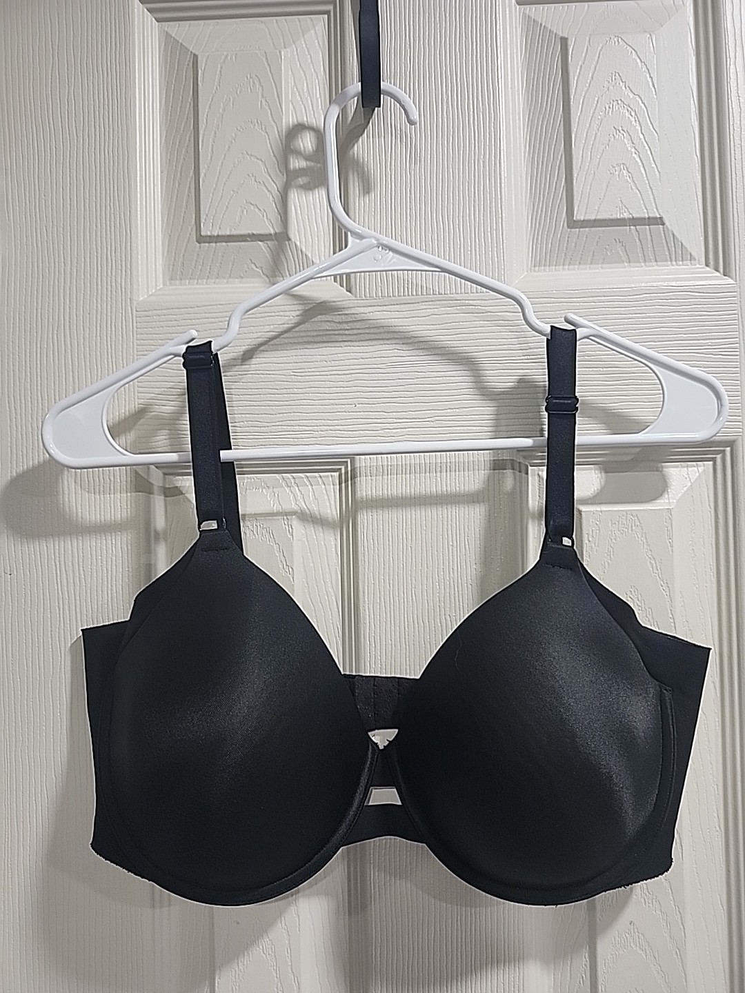 Warner's No Side Effects Underwire Contour Bra Black Size 38DD