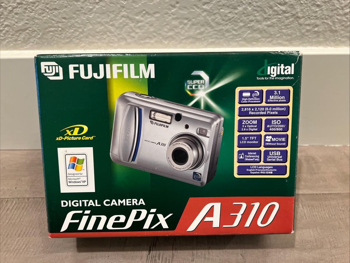 【極美品】FUJI FILM FinePix A310 コンパクトデジタルカメラ Fujifilm FinePix A310 Zoom 3.1 MP Digital Camera Usa Seller