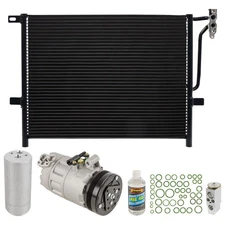 For BMW Z4 2003 2004 2005 A/C Kit w/ AC Compressor Condenser & Drier CSW
