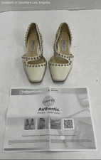 Jimmy Choo Beige Slip-On Flat Women 37