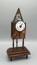 Pendule, Capucine, Horloge Ancienne, XIXème siècle