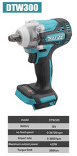Makita DTW300 Avvitatore Impulsi 18V LXT Brushless 580Nm 1/2" Solo Corpo